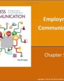 Lecture Business communication: Developing leaders for a networked world: Chapter 16 - Peter W. Cardon