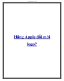 Hãng Apple đổi mới logo?