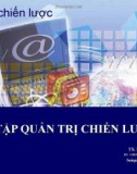 Ôn tập Quản trị chiến lược - TS. Bùi Quang Xuân