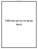 Chiến lược giá của các đại gia bán lẻ