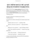 Quy trình SOSTAC để lập kế hoạch Internet Marketing