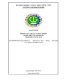 Giáo trình Kỹ thuật vi điều khiển (Nghề: Điện tử dân dụng - Trung cấp) - Trường Cao đẳng Cơ giới (2022)