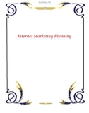 Internet Marketing Planning