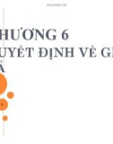 Bài giảng môn học Marketing căn bản: Chương 6 – Nguyễn Thị Trang Nhung