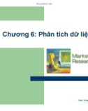 Bài giảng Nghiên cứu marketing: Chương 6 - ThS. Trần Trí Dũng