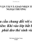 Bài giảng môn Vận tải và giao nhận trong ngoại thương: Chương II (tt) - ThS. Hoàng Thị Đoan Trang