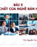 Bài giảng Quản trị bán hàng: Bài 5 - ThS: Nguyễn Thu Lan