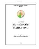 Giáo trình Nghiên cứu marketing - ThS. Nguyễn Anh Sơn