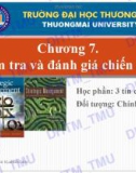 Bài giảng môn Quản trị chiến lược: Chương 7 - ĐH Thương Mại