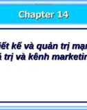 Bài giảng Marketing - Chương 14: Thiết kế và quản trị mạng giá trị và kênh marketing