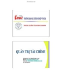 Bài giảng Quản trị tài chính: Chương 7 - ThS. Nguyễn Ngọc Long