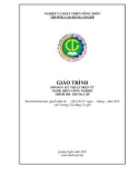 Giáo trình Kỹ thuật điện tử (Nghề: Điện công nghiệp - Trung cấp) - Trường Cao đẳng Cơ giới (2022)