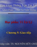 Bài giảng Vi xử lý - Chương 5: Giao tiếp