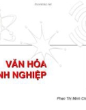 Bài giảng Văn hóa doanh nghiệp - Phan Thị Minh Châu