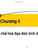 Bài giảng Đạo đức kinh doanh và văn hoá doanh nghiệp trong hội nhập quốc tế: Chương 4 - TS.PhạmVănTài