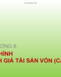 Bài giảng Quản trị danh mục đầu tư - Chương 8: Mô hình định giá tài sản vốn (CAPM)