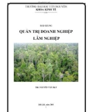 Bài giảng Quản trị doanh nghiệp lâm nghiệp - ThS. Nguyễn Văn Đạt