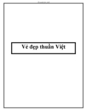 Vẻ đẹp thuần Việt