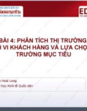 Bài giảng Quản trị Marketing: Bài 4 - TS. Nguyễn Hoài Long