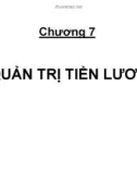 Bài giảng Quản trị nguồn nhân lực: Chương 7 - Cao đẳng Đại Việt Sài Gòn