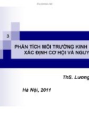 Bài giảng Quản trị chiến lược: Chương 3 - Ths. Lương Thu Hà