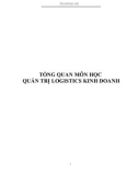 Giáo trình Quản trị logistics kinh doanh