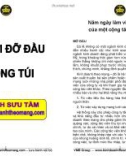 NGƯỜI ĐỠ ĐẦU TRONG TÚI