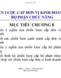 Bài giảng Quản trị chiến lược: Chương 8 - Nguyễn Đình Hòa