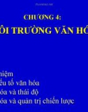 Bài giảng Quản trị kinh doanh quốc tế - Chương 4: Môi trường văn hóa