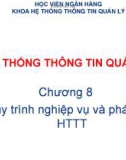 Bài giảng Hệ thống thông tin quản lý: Chương 8 - Ngô Thùy Linh