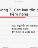 Bài giảng Quản trị rủi ro trong doanh nghiệp: Chương 3 - TS. Nguyễn Hải Đường