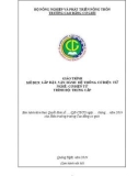 Giáo trình Lắp đặt, vận hành hệ thống cơ điện tử (Nghề: Cơ điện tử - Trung Cấp) - Trường Cao đẳng Cơ giới (2019)