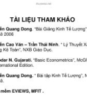 Bài giảng Kinh tế lượng (285 tr)