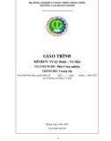 Giáo trình Vẽ kỹ thuật-Vẽ điện (Nghề: Điện công nghiệp - Trung cấp) - Trường Cao đẳng Cơ giới (2022)