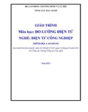 Giáo trình Đo lường điện tử (Nghề: Điện tử công nghiệp - Cao đẳng) - Trường Cao đẳng Cơ giới