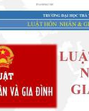 Bài giảng Luật hôn nhân và gia đình: Bài 7 - TS. Bùi Quang Xuân