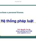 Bài giảng Pháp luật đại cương - Chương 4: Hệ thống pháp luật