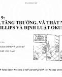 Bài giảng Kinh tế học vĩ mô: Lý thuyết và ứng dụng chính sách - Bài giảng 9