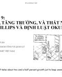 Bài giảng Kinh tế vĩ mô - Lý thuyết và thảo luận chính sách: Bài 9 - Đỗ Thiên Anh Tuấn