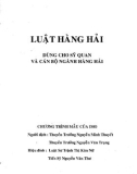 Luật Hàng Hải part 1