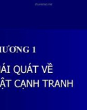 Bài giảng Luật cạnh tranh: Chương I. Khái quát Luật cạnh tranh