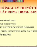 Lý thuyết trò chơi áp dụng trong kinh tế