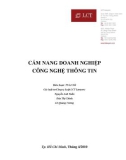 CẨM NANG DOANH NGHIỆP CÔNG NGHỆ THÔNG TIN