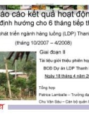 Dự án phát triển ngành hàng luồng (LDP) Thanh Hóa