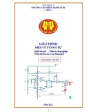 Giáo trình Điện tử tương tự (Nghề: Điện tử công nghiệp - CĐ) - Trường Cao đẳng nghề Số 20