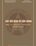 các quy định về tiền lương phục vụ công tác thanh tra ngành nội vụ: phần 1