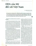 ODA của Mỹ đối với Việt Nam