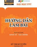 Hướng dẫn làm bài khối ngành Kinh tế - Tài chính