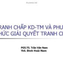 Bài giảng Tranh chấp KD - TM và phương thức giải quyết tranh chấp