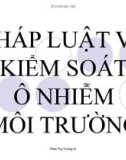 Bài giảng Luật Môi trường: Chương II - Phan Thị Tường Vi